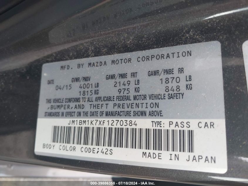 JM3KE4BY6G0760536 2016 Mazda Cx-5 Sport