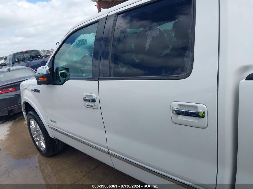 2012 Ford F-150 Platinum VIN: 1FTFW1ET9CFB61577 Lot: 39886361