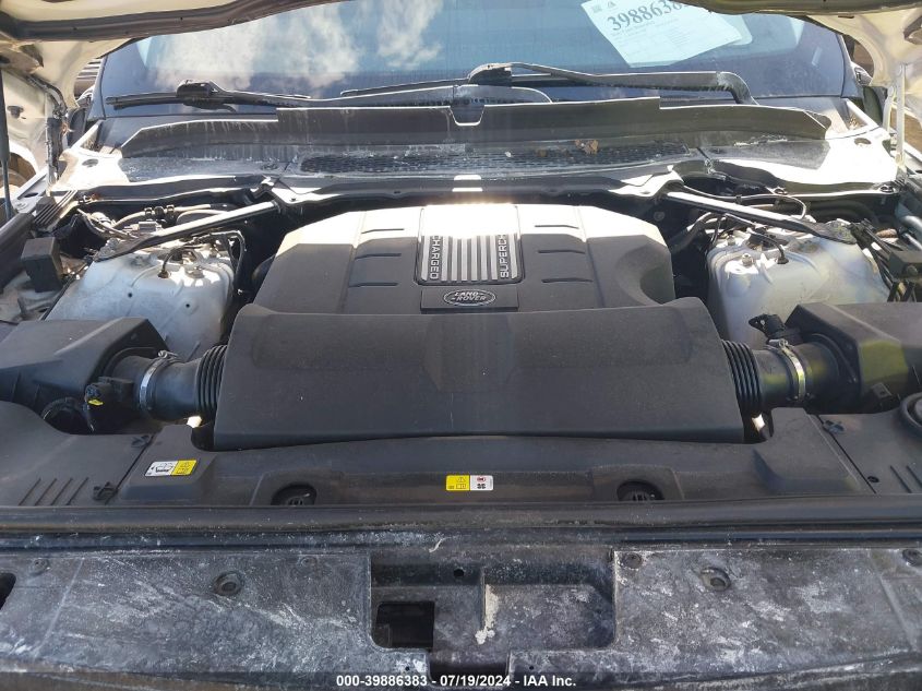 2016 Land Rover Range Rover 3.0L V6 Supercharged Hse VIN: SALGS2VF5GA257802 Lot: 39886383