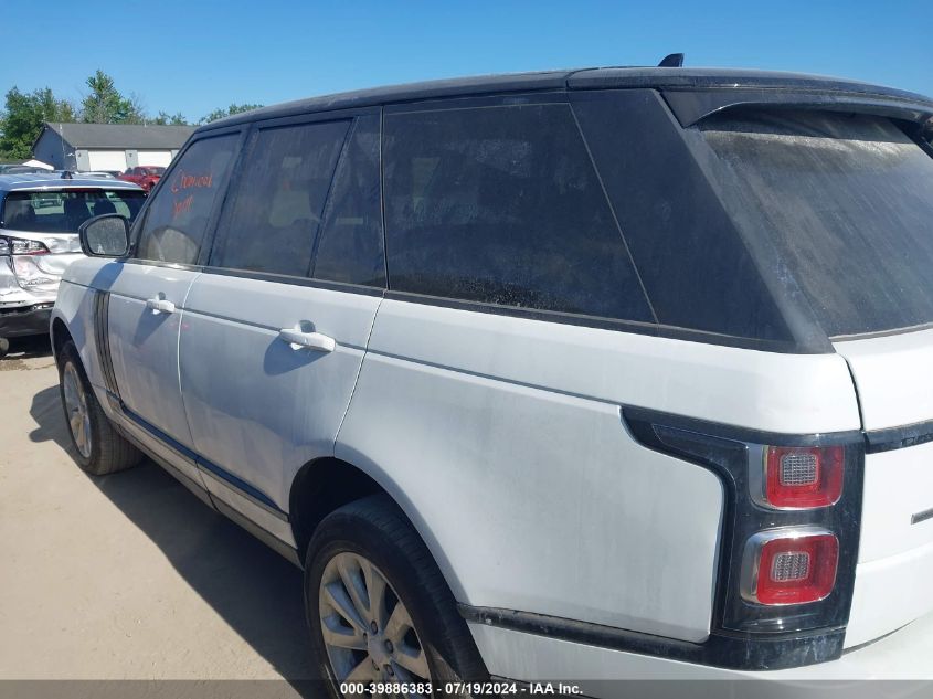 2016 Land Rover Range Rover 3.0L V6 Supercharged Hse VIN: SALGS2VF5GA257802 Lot: 39886383