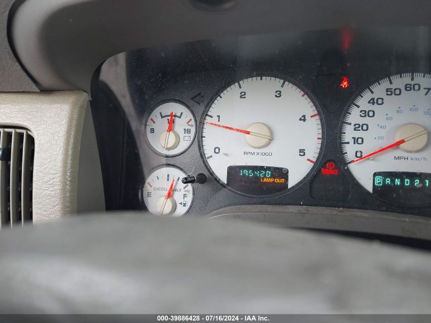 2003 Dodge Ram 2500 Slt/Laramie/St VIN: 3D7KA28673G805655 Lot: 39886428