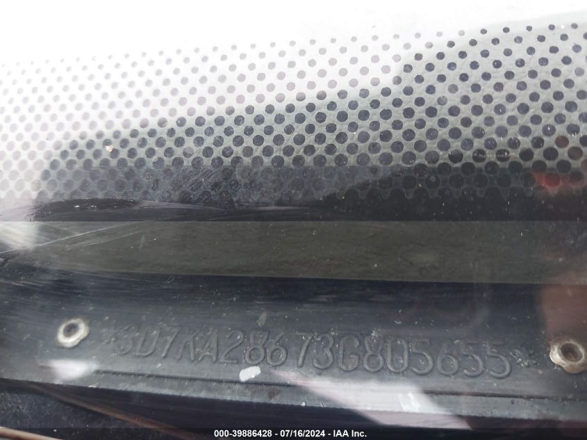 2003 Dodge Ram 2500 Slt/Laramie/St VIN: 3D7KA28673G805655 Lot: 39886428