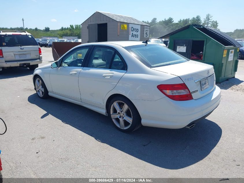 WDDGF8BB1BR152335 | 2011 MERCEDES-BENZ C 300