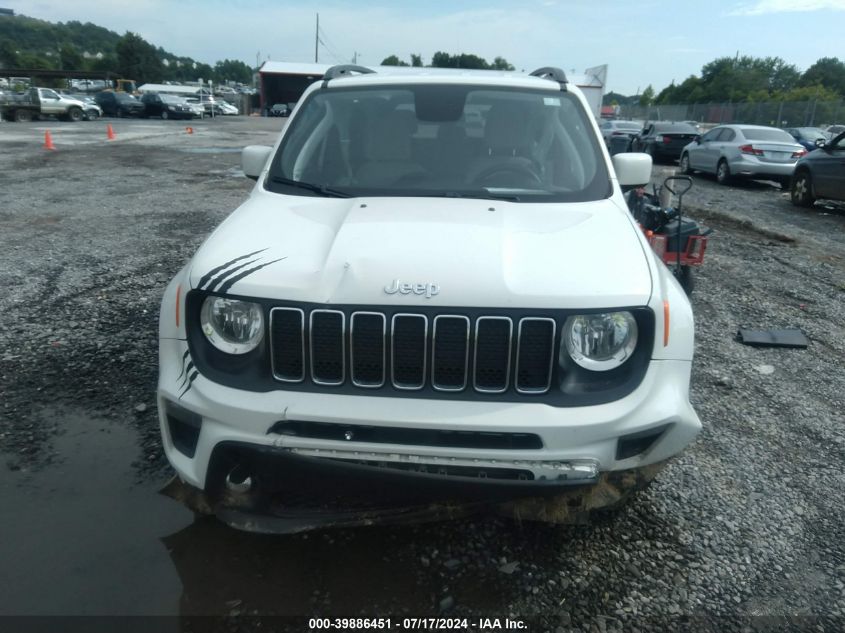 2019 Jeep Renegade Latitude Fwd VIN: ZACNJABB3KPK08858 Lot: 39886451