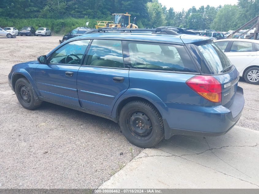 4S4BP61C176313917 | 2007 SUBARU OUTBACK