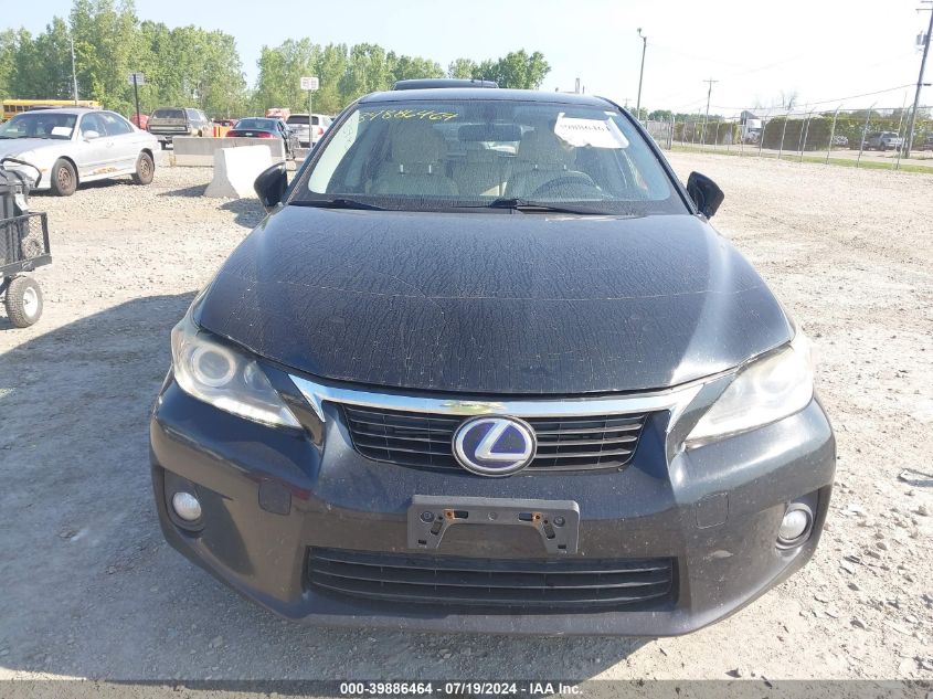 2012 Lexus Ct 200H Premium VIN: JTHKD5BH3C2073612 Lot: 39886464