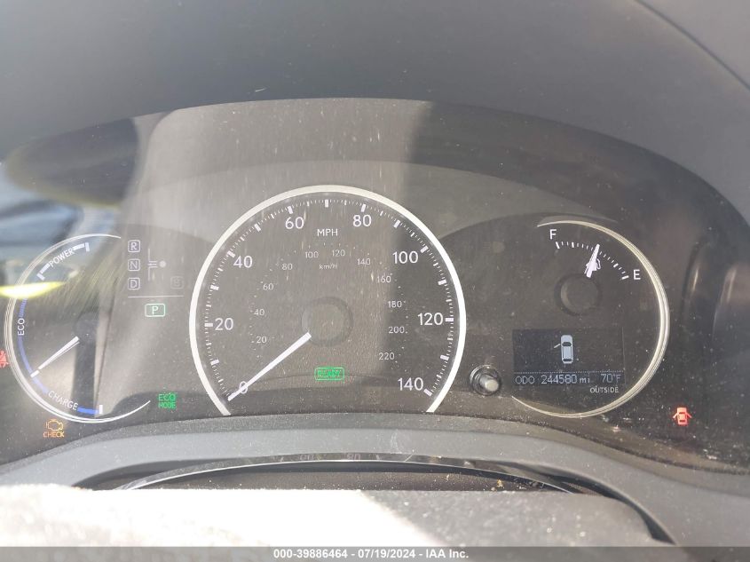 2012 Lexus Ct 200H Premium VIN: JTHKD5BH3C2073612 Lot: 39886464