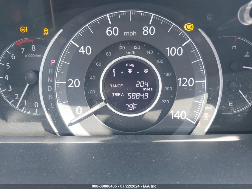 2015 Honda Cr-V Ex VIN: 2HKRM4H55FH612726 Lot: 39886465