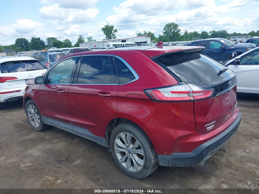 VIN 2FMPK4K92KBB15272 2019 FORD EDGE TITANIUM