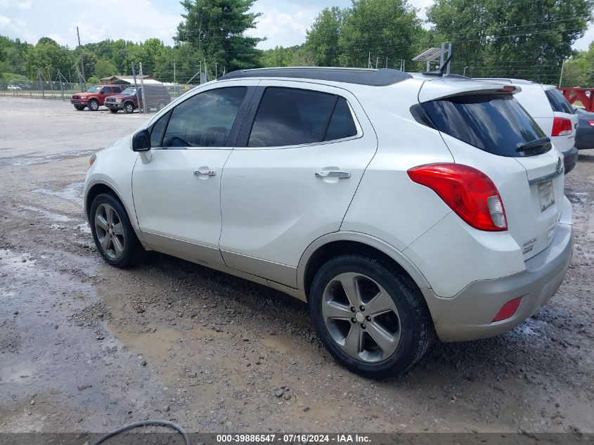 2013 Buick Encore Convenience VIN: KL4CJBSB6DB129806 Lot: 39886547