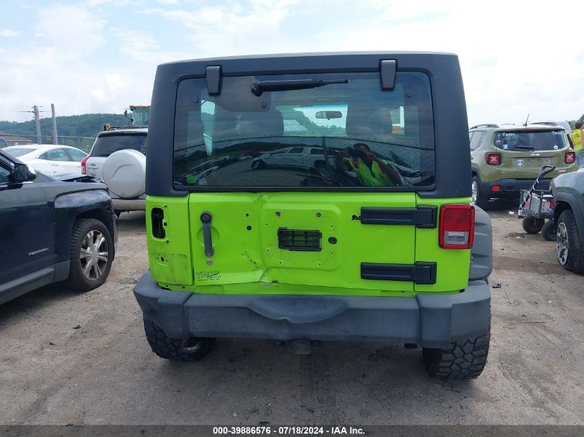 2012 Jeep Wrangler Sport VIN: 1C4AJWAG6CL285662 Lot: 39886576