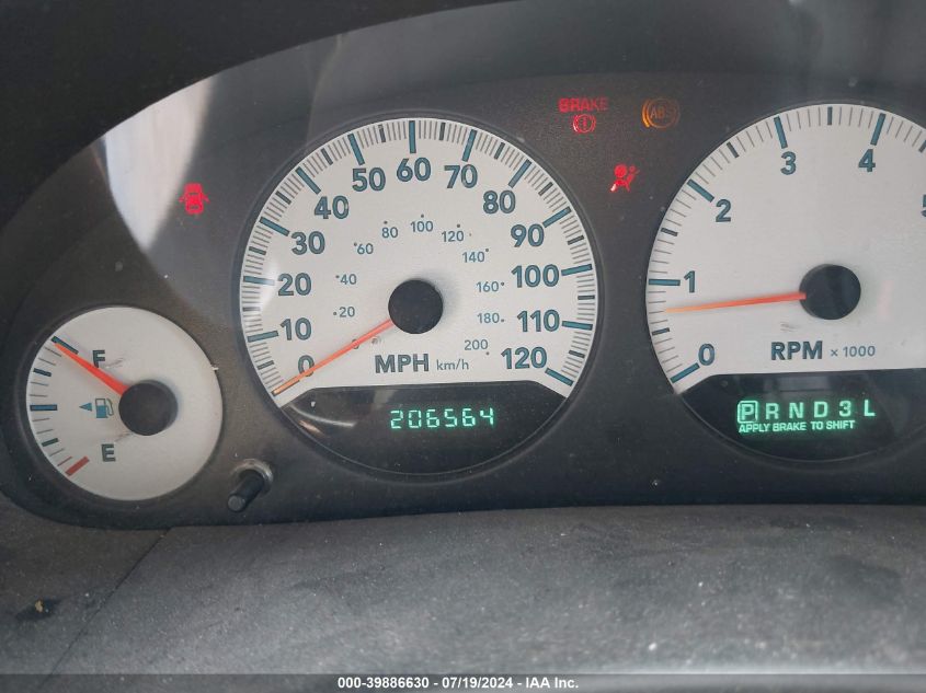 2005 Dodge Grand Caravan Se VIN: 1D4GP24R45B225552 Lot: 39886630