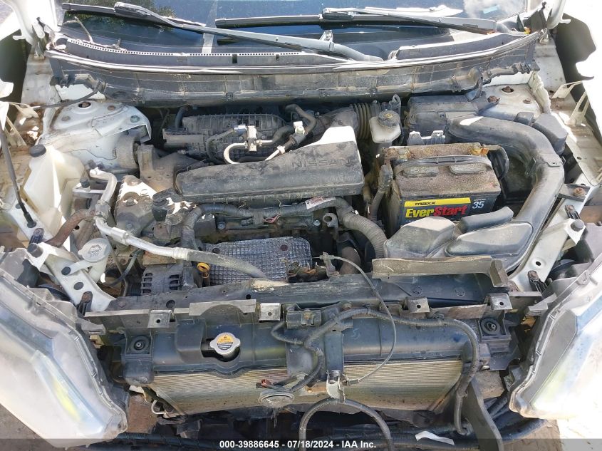 2016 Nissan Rogue S/Sl/Sv VIN: 5N1AT2MM8GC781004 Lot: 39886645