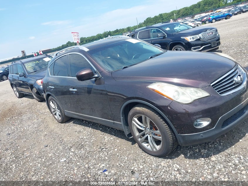 2010 Infiniti Ex35 Journey VIN: JN1AJ0HR3AM754012 Lot: 39886654