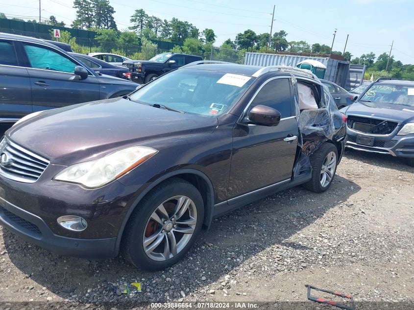 2010 Infiniti Ex35 Journey VIN: JN1AJ0HR3AM754012 Lot: 39886654