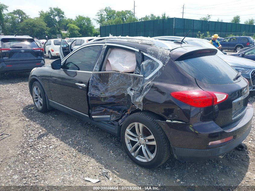 2010 Infiniti Ex35 Journey VIN: JN1AJ0HR3AM754012 Lot: 39886654