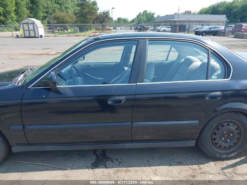 1998 Honda Civic Lx VIN: 2HGEJ6575WH614172 Lot: 39886695