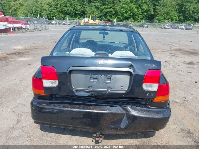 1998 Honda Civic Lx VIN: 2HGEJ6575WH614172 Lot: 39886695