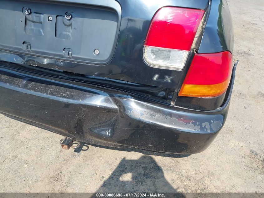 1998 Honda Civic Lx VIN: 2HGEJ6575WH614172 Lot: 39886695