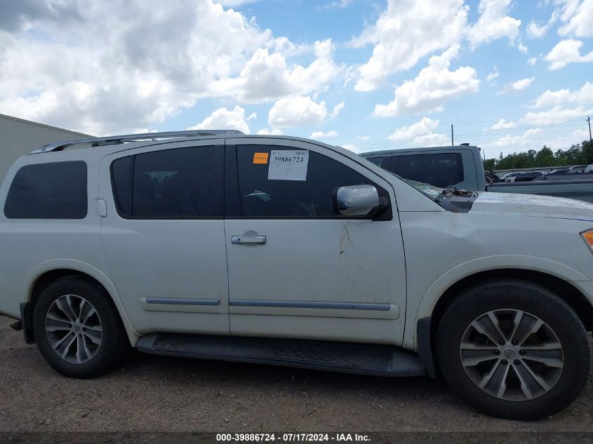 2015 Nissan Armada Sl VIN: 5N1BA0NDXFN621013 Lot: 39886724