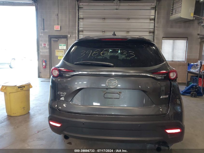 2019 Mazda Cx-9 Touring VIN: JM3TCBCY1K0309634 Lot: 39886733