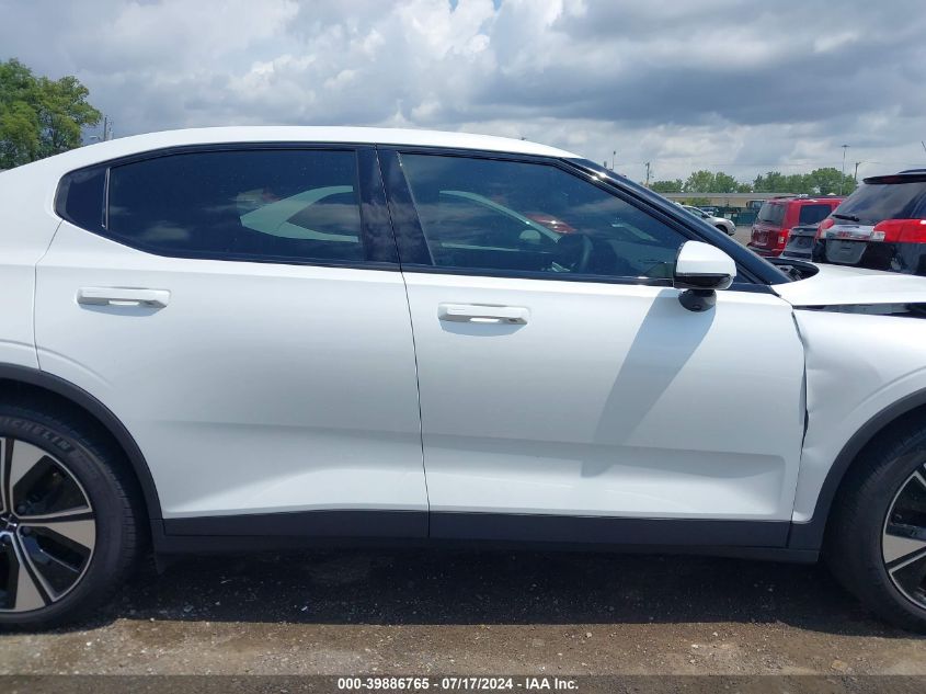 2024 Polestar 2 Long Range Dual Motor/Long Range Dual Motor Plus VIN: YSMFD3KA1RL237571 Lot: 39886765
