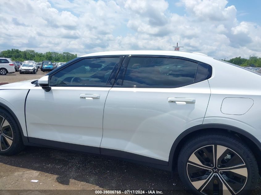 2024 Polestar 2 Long Range Dual Motor/Long Range Dual Motor Plus VIN: YSMFD3KA1RL237571 Lot: 39886765