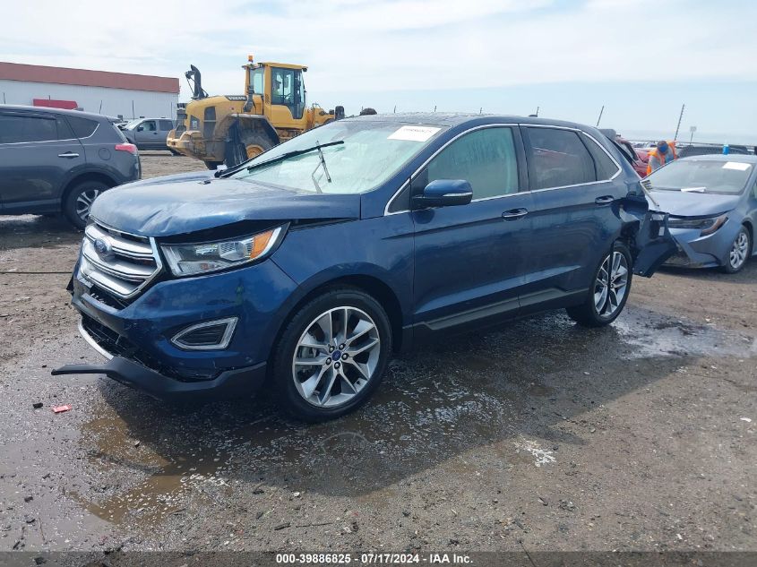 2FMPK4K85HBB46015 2017 FORD EDGE - Image 2