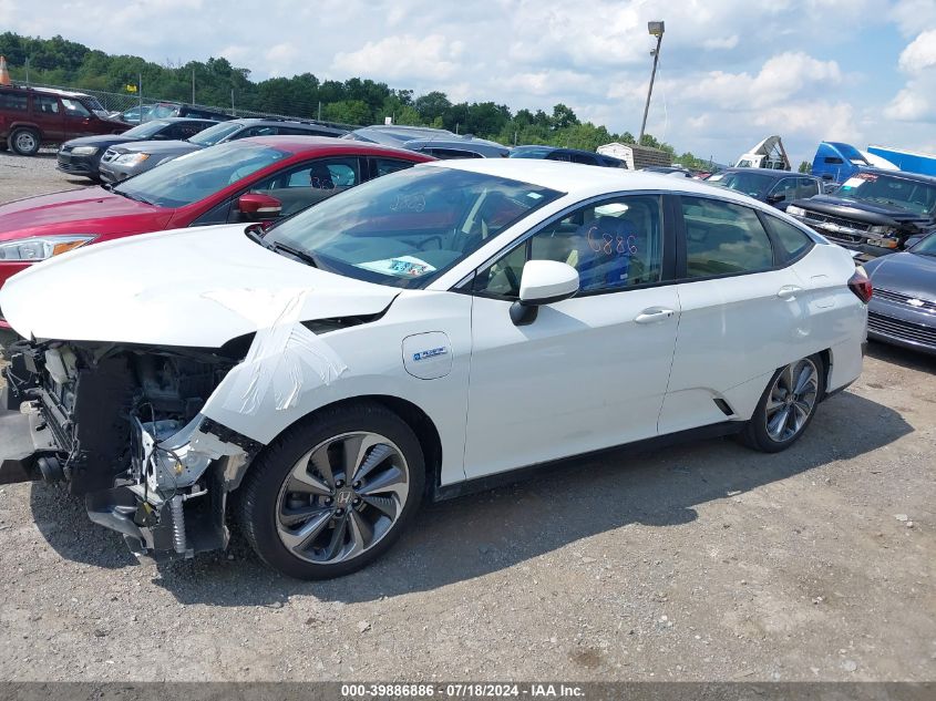 2018 Honda Clarity Plug-In Hybrid VIN: JHMZC5F10JC008836 Lot: 39886886