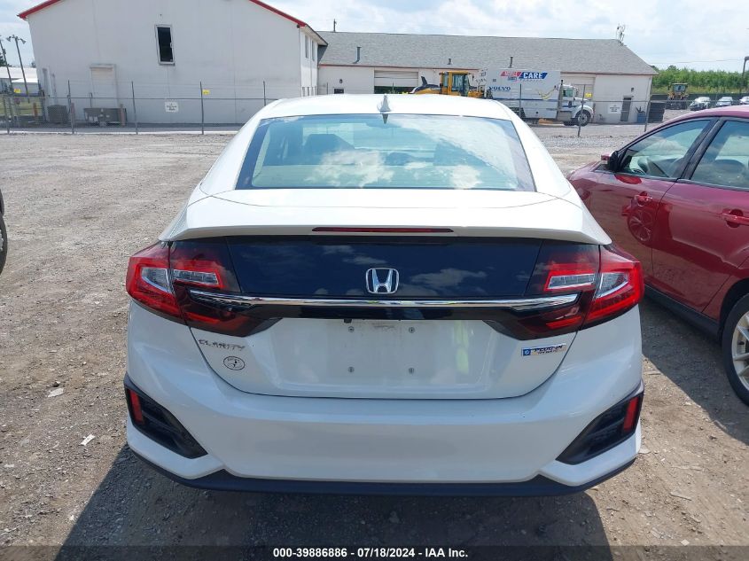 2018 Honda Clarity Plug-In Hybrid VIN: JHMZC5F10JC008836 Lot: 39886886