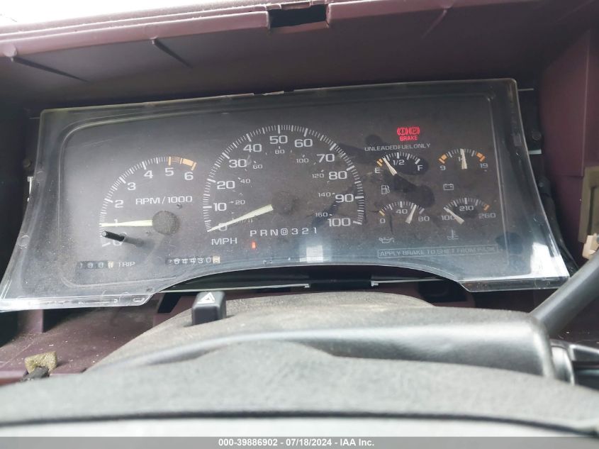 1996 Chevrolet Gmt-400 K1500 VIN: 1GCEK19MXTE218739 Lot: 39886902