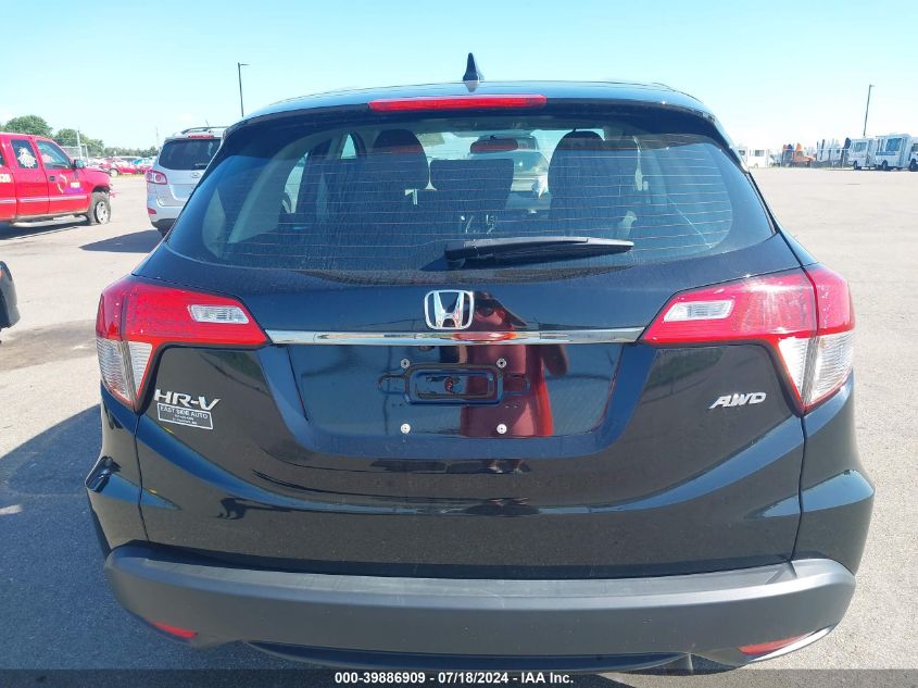 2021 Honda Hr-V Awd Lx VIN: 3CZRU6H3XMM748197 Lot: 39886909