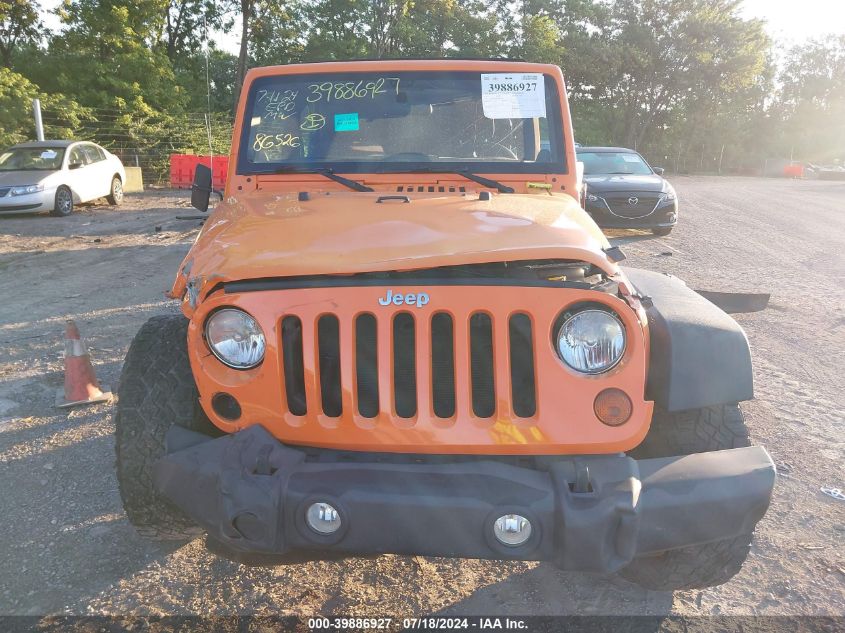 2013 Jeep Wrangler Sport VIN: 1C4AJWAGXDL506214 Lot: 39886927