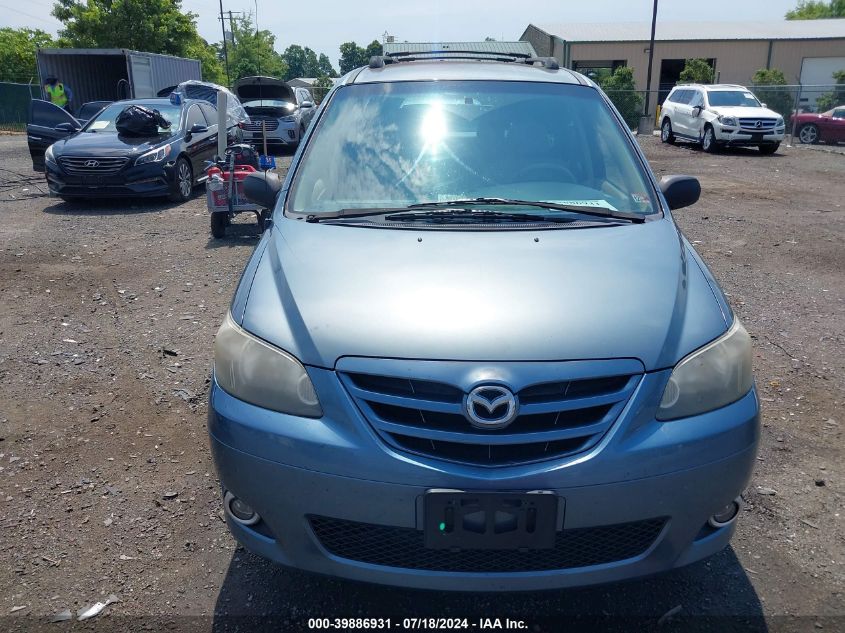 2004 Mazda Mpv Lx VIN: JM3LW28A940507593 Lot: 39886931