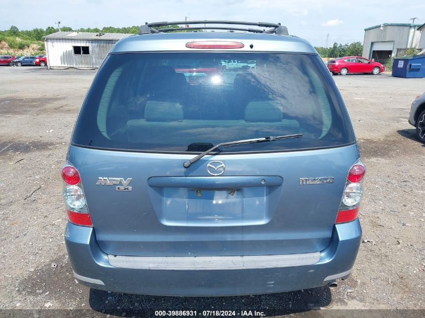 2004 Mazda Mpv Lx VIN: JM3LW28A940507593 Lot: 39886931