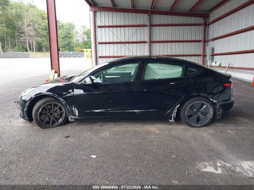 2022 TESLA MODEL 3 REAR-WHEEL DRIVE - 5YJ3E1EA5NF325886