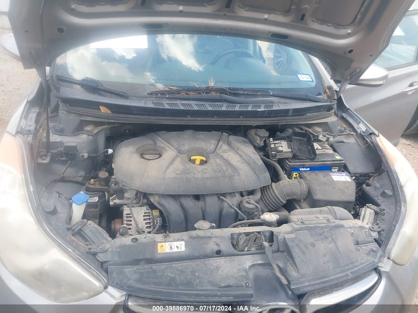 2012 Hyundai Elantra Limited (Ulsan Plant) VIN: KMHDH4AE3CU466641 Lot: 39886970