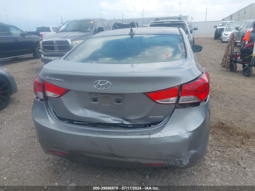 2012 Hyundai Elantra Limited (Ulsan Plant) VIN: KMHDH4AE3CU466641 Lot: 39886970