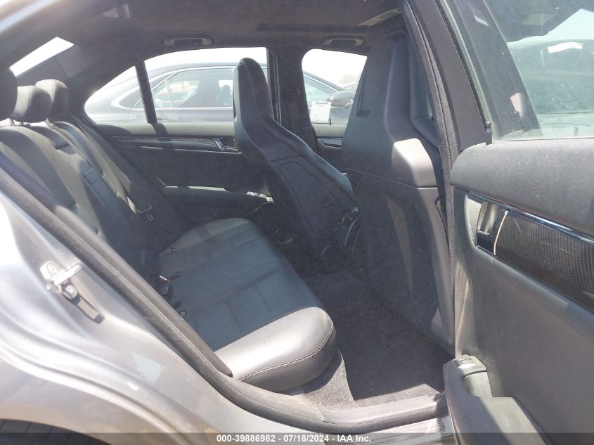 2011 Mercedes-Benz C 63 Amg VIN: WDDGF7HB6BF537778 Lot: 39886982