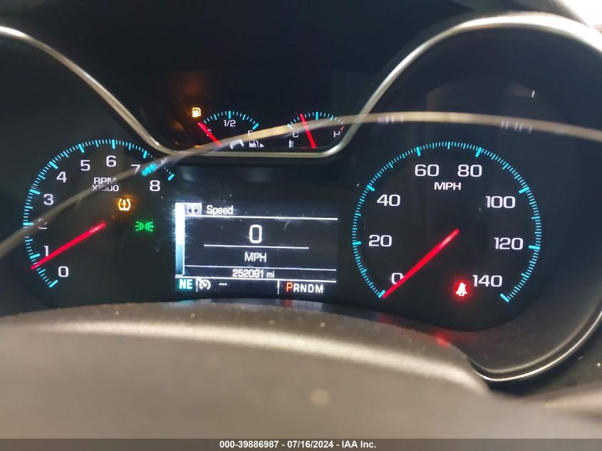 2014 Chevrolet Impala 2Lt VIN: 2G1125S3XE9237703 Lot: 39886987