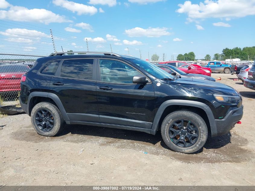 2021 Jeep Cherokee Trailhawk 4X4 VIN: 1C4PJMBX2MD163616 Lot: 39887002