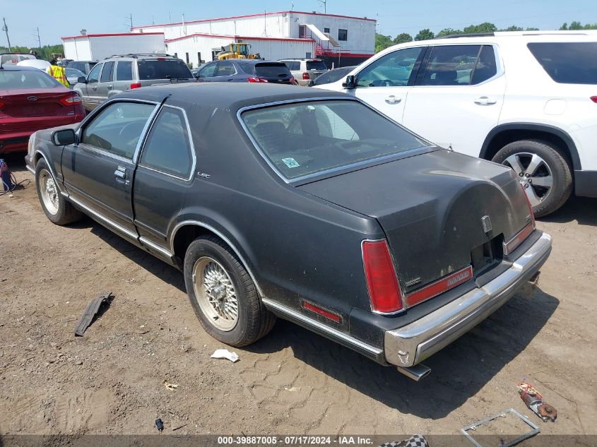 1990 Lincoln Mark Vii Lsc VIN: 1LNCM93E8LY619072 Lot: 39887005