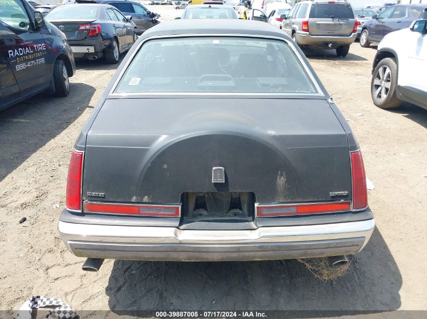 1990 Lincoln Mark Vii Lsc VIN: 1LNCM93E8LY619072 Lot: 39887005