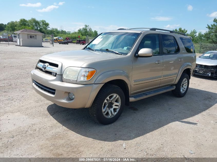 2006 Toyota Sequoia Limited V8 VIN: 5TDBT48A46S273100 Lot: 39887031