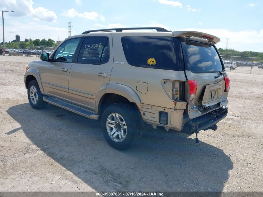 2006 Toyota Sequoia Limited V8 VIN: 5TDBT48A46S273100 Lot: 39887031
