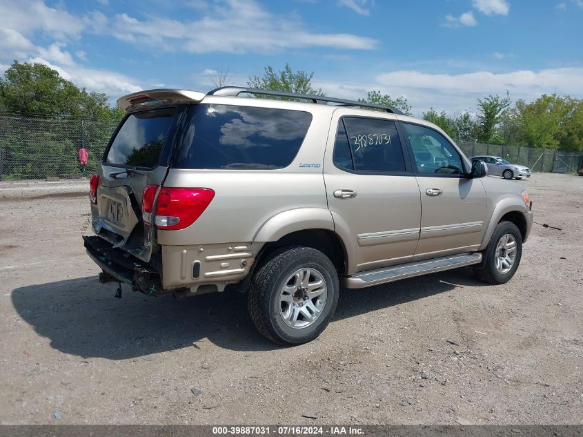 2006 Toyota Sequoia Limited V8 VIN: 5TDBT48A46S273100 Lot: 39887031