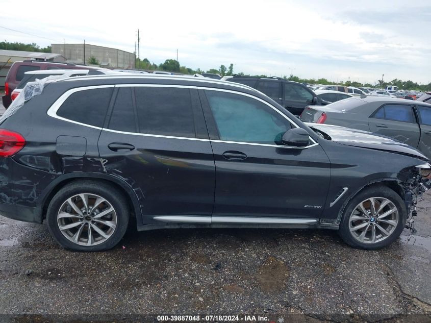 2018 BMW X3 xDrive30I VIN: 5UXTR9C54JLC73135 Lot: 39887048