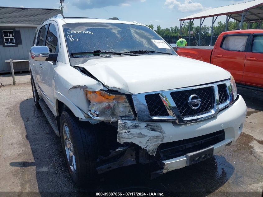 2012 Nissan Armada Sv/Sl/Platinum VIN: 5N1AA0NC6CN609861 Lot: 39887056