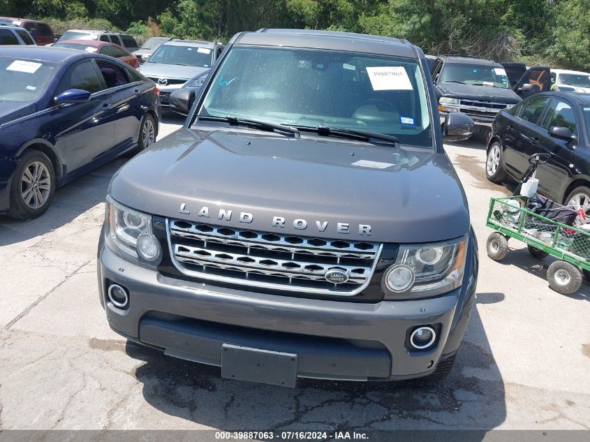 2016 Land Rover Lr4 VIN: SALAK2V61GA798500 Lot: 39887063