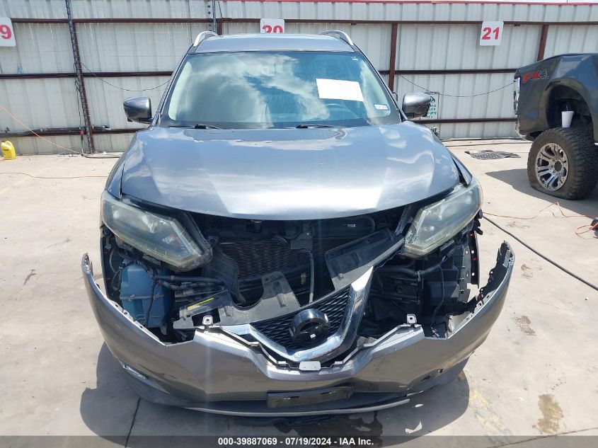 2016 Nissan Rogue S/Sl/Sv VIN: 5N1AT2MTXGC733222 Lot: 39887069